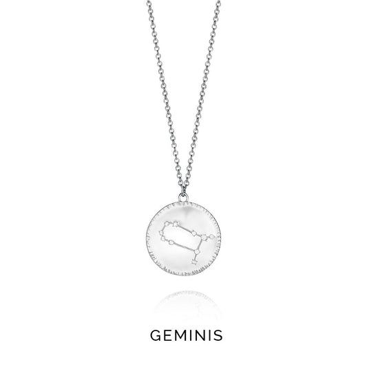 VICEROY JEWELS Mod. 61014C000-38G Silver 925° lady's necklace in official box featuring Gemini constellation design