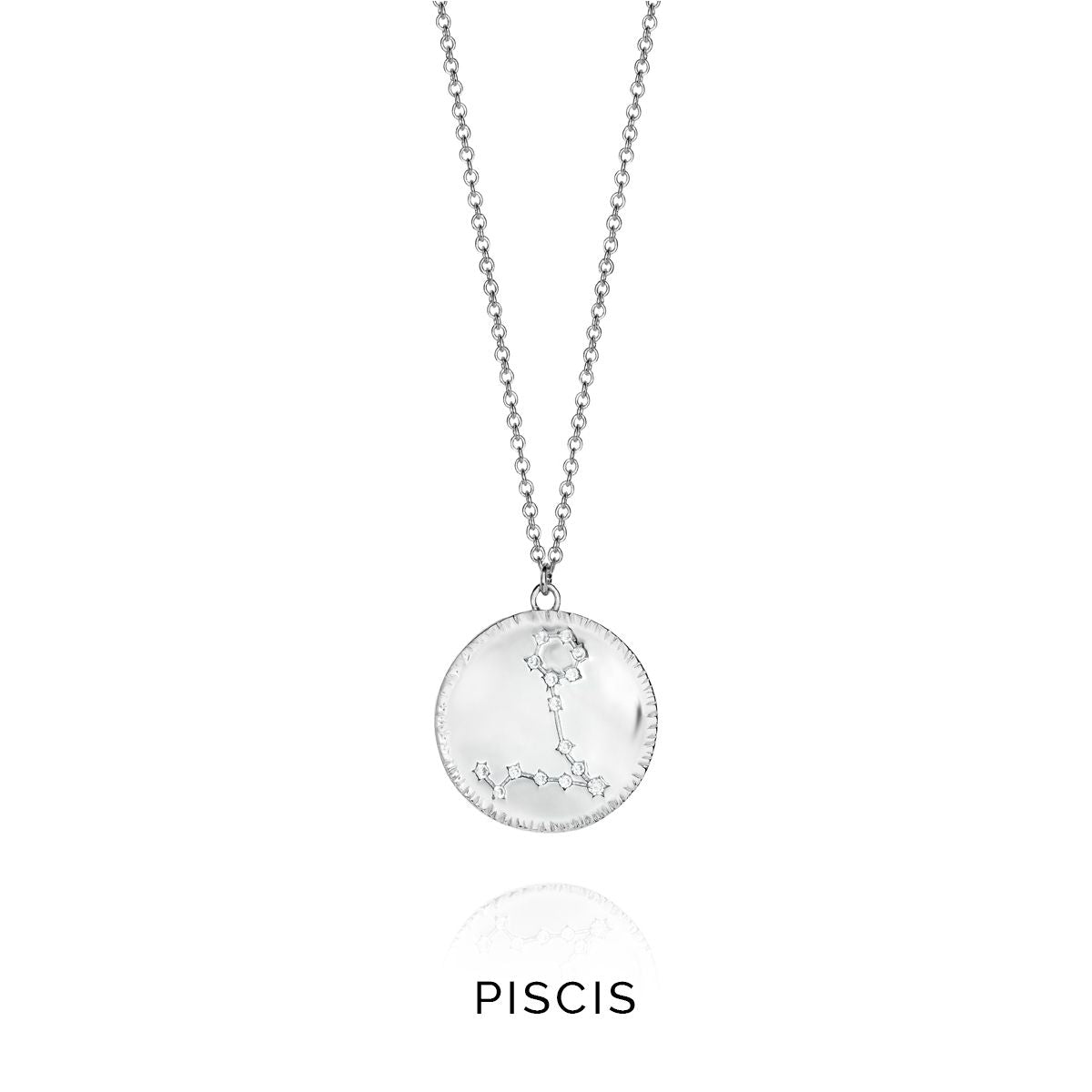 VICEROY JEWELS Mod. 61014C000-38P silver Pisces constellation necklace, quartz analog, 5 ATM, 32 mm case, official packaging