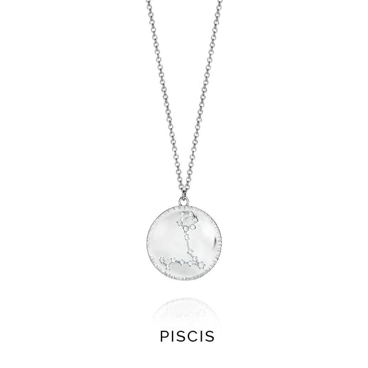 VICEROY JEWELS Mod. 61014C000-38P Pisces necklace, silver 925°, with a 32mm case and official packaging.