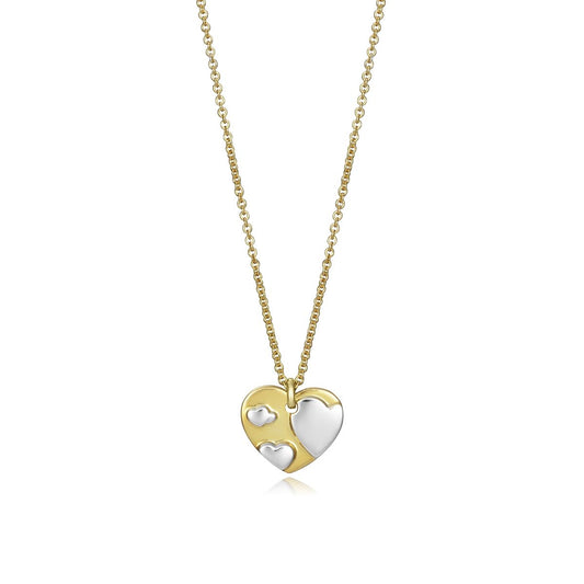 VICEROY JEWELS Mod. 61063C100-36 silver heart necklace for women with quartz movement, mineral dial, in official packaging, 3 ATM water resistant.