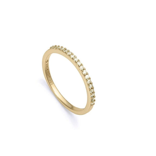 Elegant silver ring VICEROY JEWELS Mod. 9118A010-39, quartz movement, mineral dial, official box, 5 ATM water resistance, 38mm case.