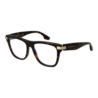 VICTORIA BECKHAM MOD. VB2676 53234 stylish tortoiseshell lady's eyeglasses with gold accents, luxury eyewear for women.