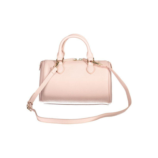 Valentino Bags Valentino Bags Pink Polyethylene Women Handbag Elevate your accessory collection with the chic and sustainable choice from Valentino Bags. This striking pink handbag, expertly crafted from environmentally-friendly polyethylene, is an epitom