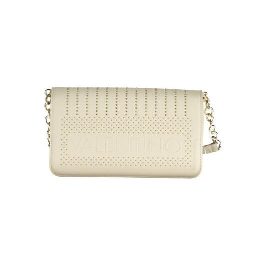 Valentino Bags Valentino Bags White Polyethylene Handbag ADJUSTABLE CHAIN SHOULDER BAG, 3 COMPARTMENTS, 2 INTERNAL POCKETS, CONTRASTING DETAILS, ZIP CLOSURE, LOGO