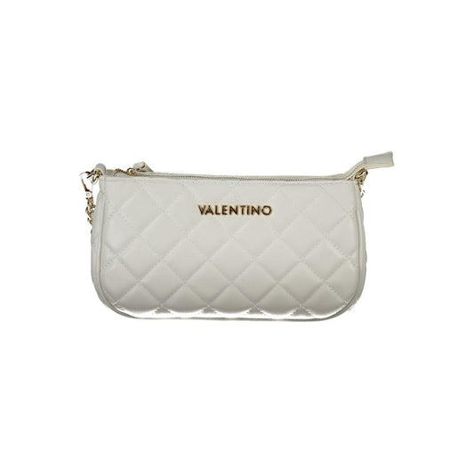 Valentino Bags Valentino Bags White Polyethylene Women Handbag Embrace the epitome of sophistication with this Valentino Bags twin-set. Crafted for the modern trendsetter, this ensemble offers a removable chain shoulder handle and strap for versatile carr