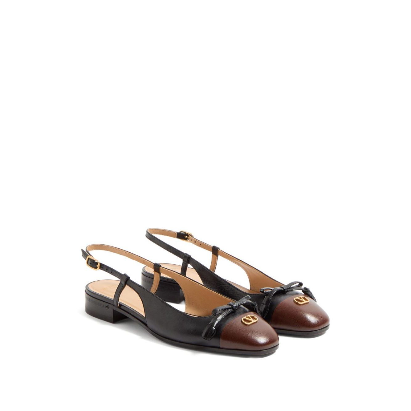Valentino Garavani 25mm Valet du Roi slingback ballet flats
