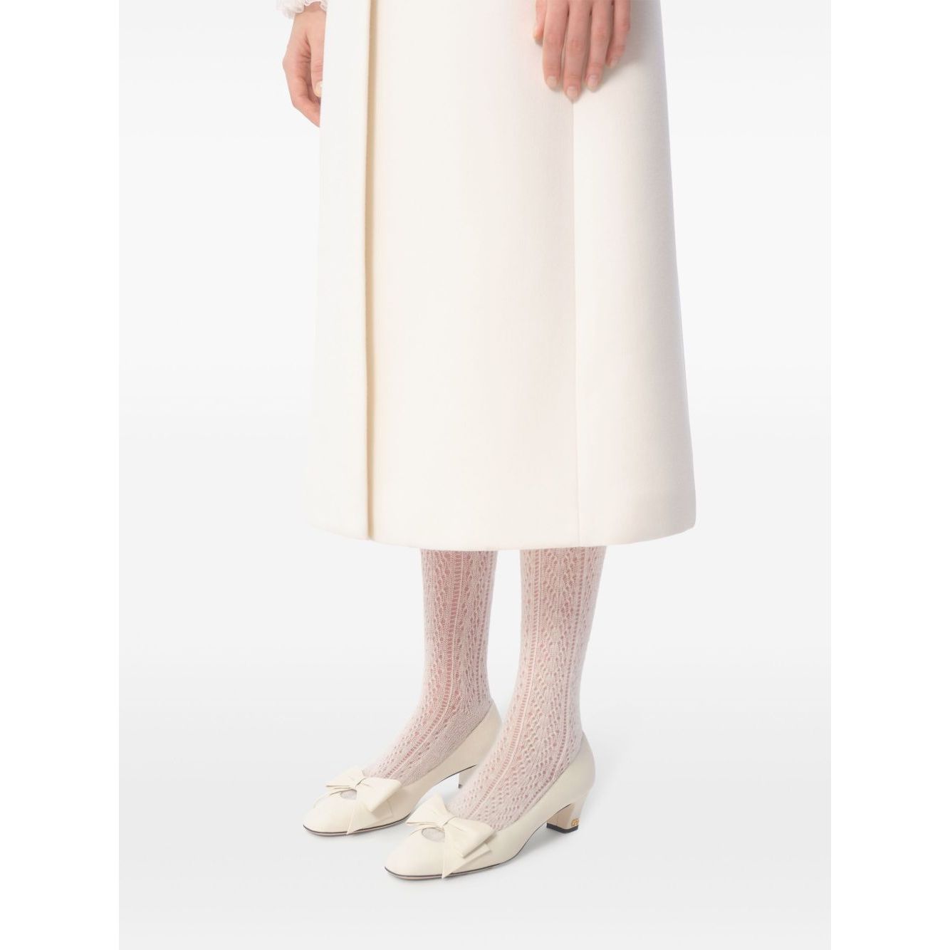 Valentino Garavani Bowow Décolleté In Kid 45mm