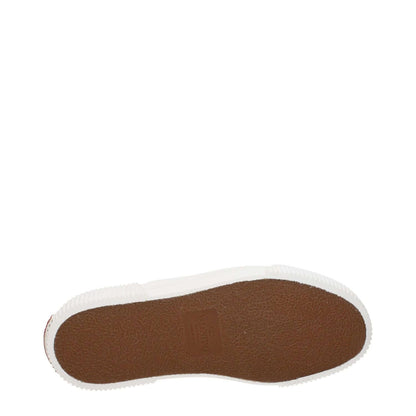 Underside of Valentino Garavani Brown Fabric Slip-On Loafers showing rubber sole and round toe design.