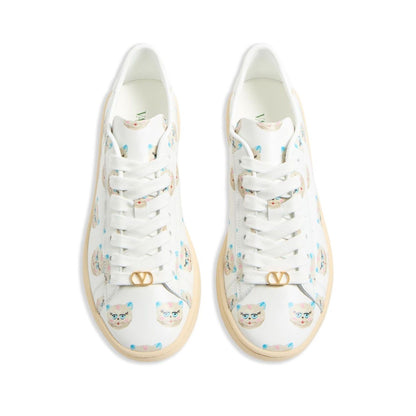 Valentino Garavani Le Chat De La Maison Royco Sneaker In Nappa Calfskin