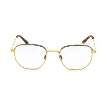 Vuarnet Gold Stainless Steel Glasses (Frames) with a 51/22/145 mm measure, featuring a classic design in golden color. Model VL19220001.