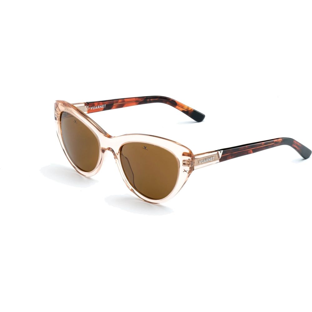 Vuarnet Multicolor Acetate Sunglasses in pink with brown lenses, category 3 crystals, made in France, style VL20030002212.