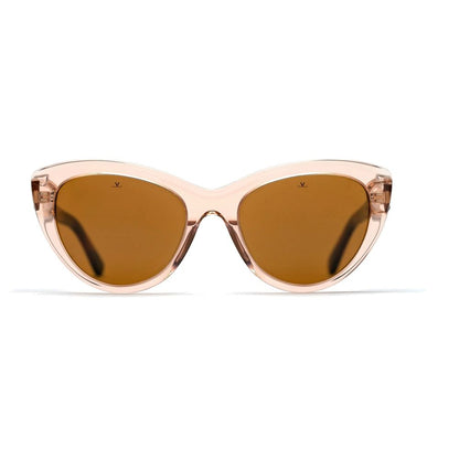 Vuarnet Multicolor Acetate Sunglasses with pink frames and brown lenses, women’s style VL20030002212, 51/21/145 mm.