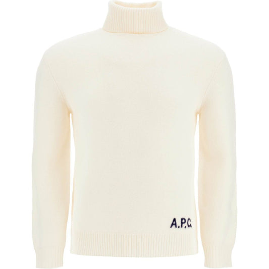 A.P.C. walter high-neck pullover Knitwear A.P.C. Antique White