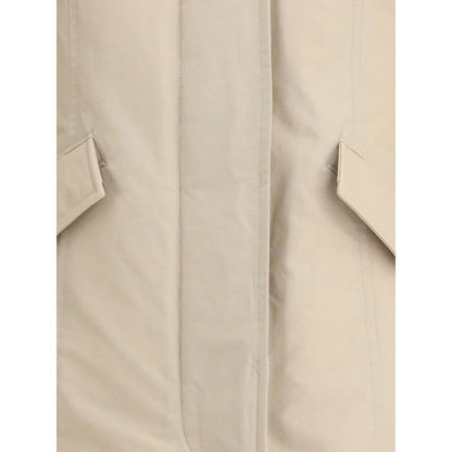 Woolrich Beige Cotton Parka