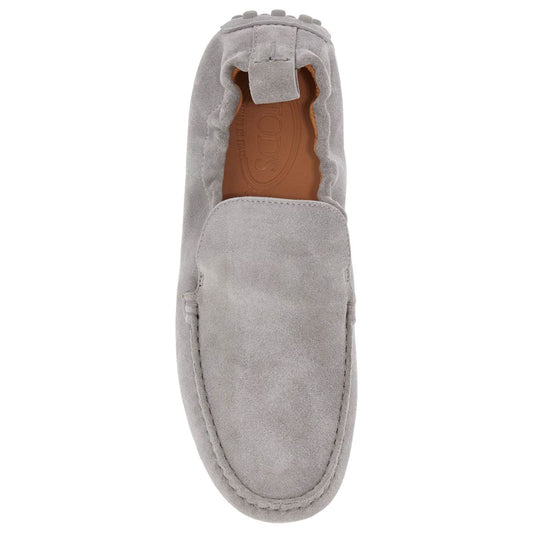 Tod'S light gray calfskin women's loafers