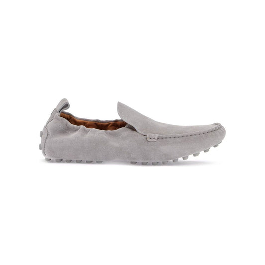 Tod'S light gray calfskin women's loafers