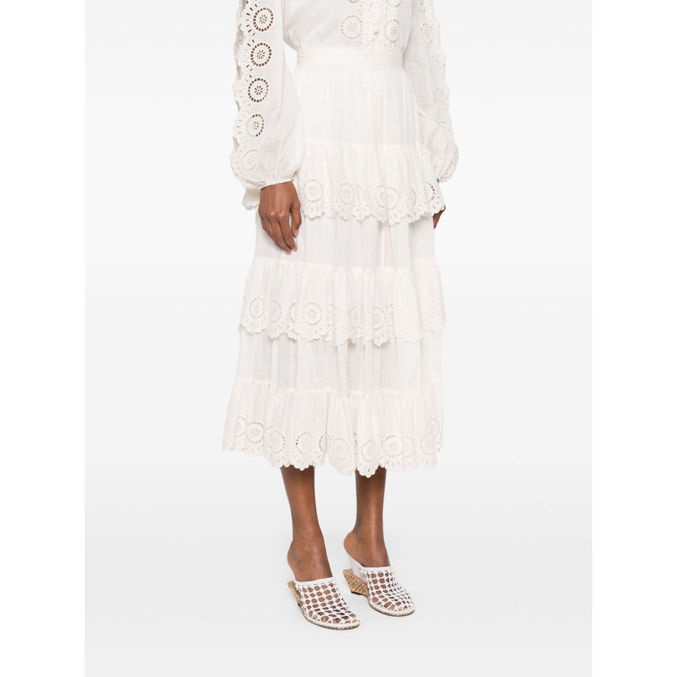 Zimmermann Lucky embroidered skirt Skirts