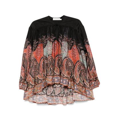 Zimmermann Rhiannon Ruffle Blouse with Puff Sleeves Shirts