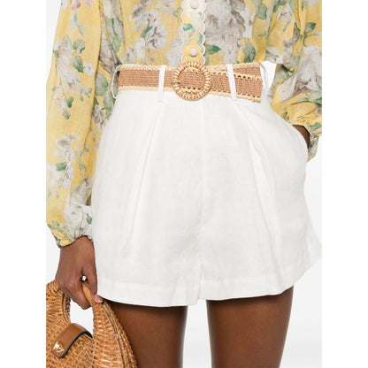 Zimmermann Shorts Ivory Short trousers