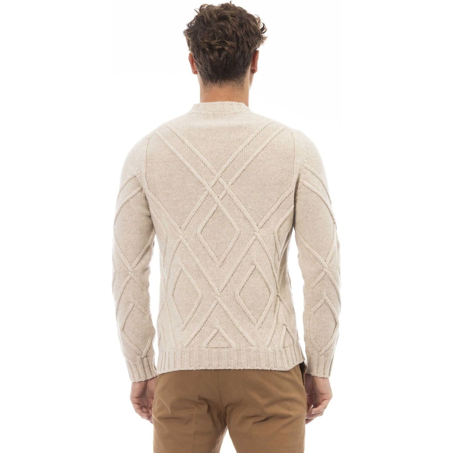 Alpha Studio Sweaters Sweaters Alpha Studio Light Gray