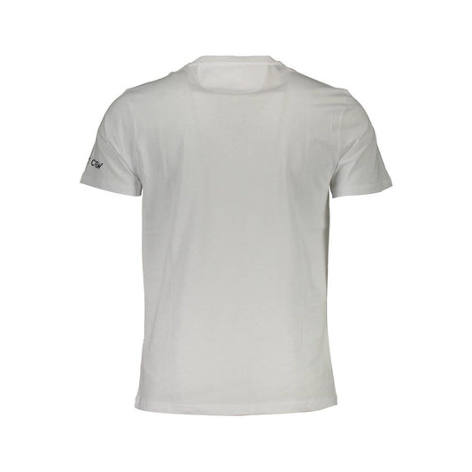 La Martina White Cotton Men T-Shirt