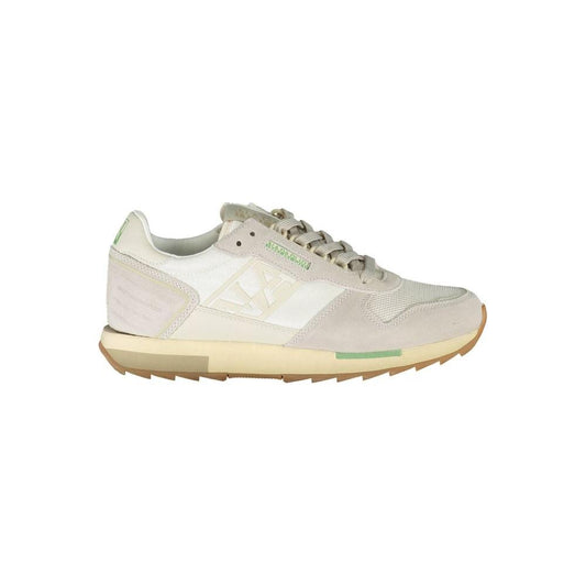 Napapijri White Leather Men Sneaker