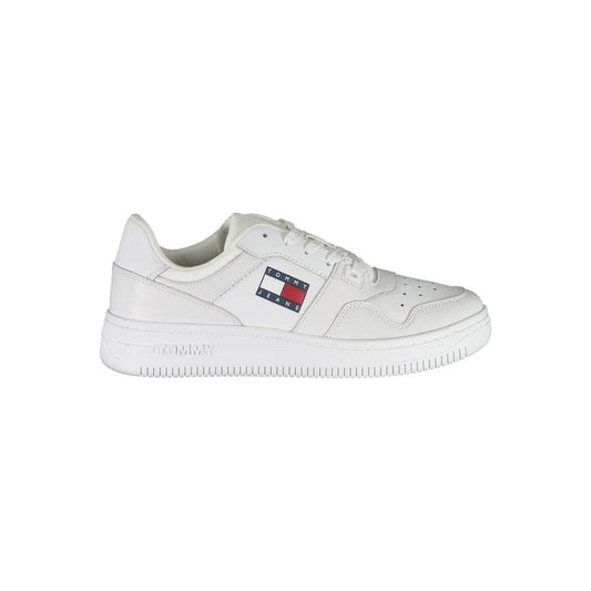 Tommy Hilfiger White Leather Men Sneaker