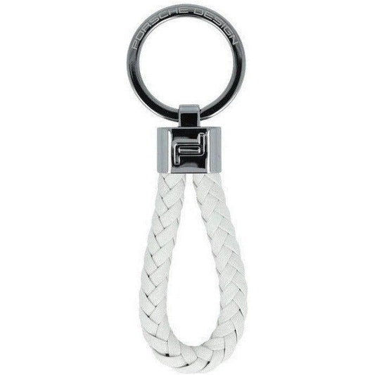 PORSCHE PORTACHIAVI MOD. OKY08807-008 Keychain PORSCHE LEATHER Light Gray